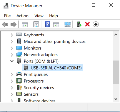 arduino manager for windows